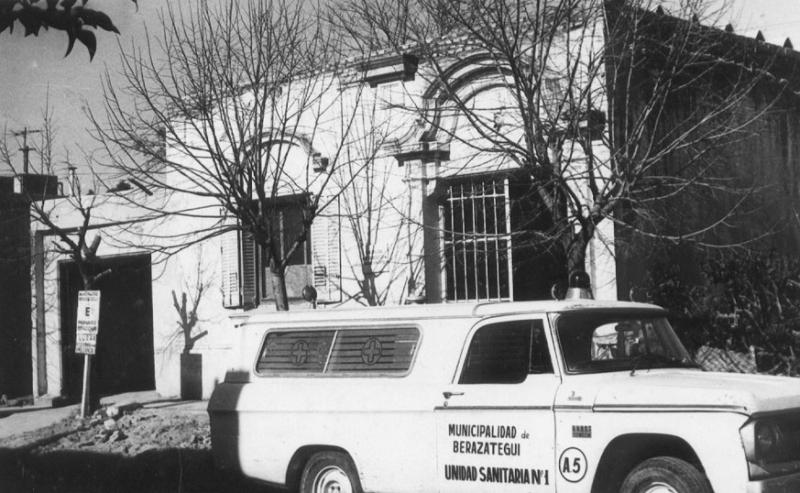 Sala de primeros auxilios de Villa Matilde.  Año 1972.