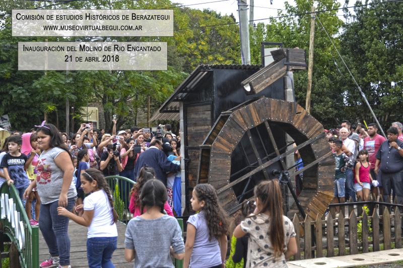 Inauguración del Molino de Rio Encantado21 de abril 2018Recuerdo un antiguo molino hidráulico de Juan Bautista Molinero, de 1872.